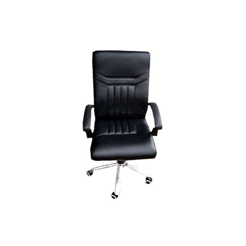 Fauteuil De Bureau - Directeur  En Simili Cuir - 118 - Noir