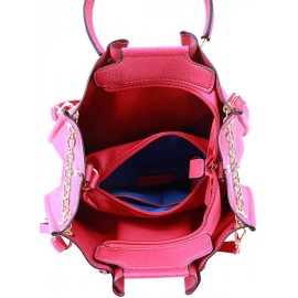 Sac à main femme 2 en 1 ted lapidus fushia