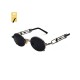 Lunettes de soleil vintage Complex Temple (noir)