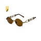 Lunettes de soleil vintage Complex Temple (bronze)