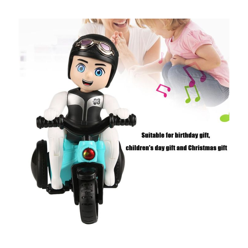 Jouet électrique de tricycle de cascade de jouets d'enfants avec le cadeau d'enfant d'effets de lumière de musique