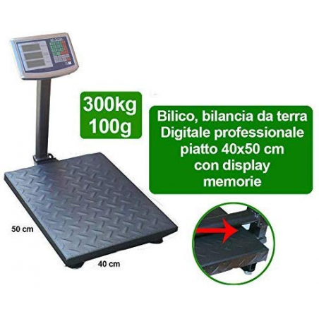 Balance bascule numérique électronique 300 kg avec écran LCD