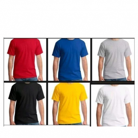 Lot De 6 Tee-shirts - Multicolore
