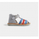 Sandales En Cuir Multicouleur