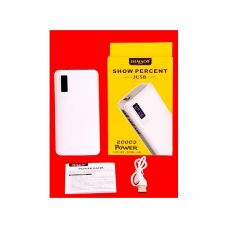 Demaco PowerBank 20000mAh - DMK A41 - Blanc