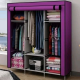 Wardrobe Armoire Mobile Démontable + Housse - 3 Battants