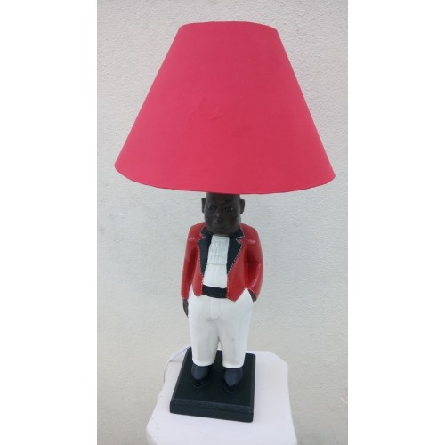 Lampe Statue Rouge