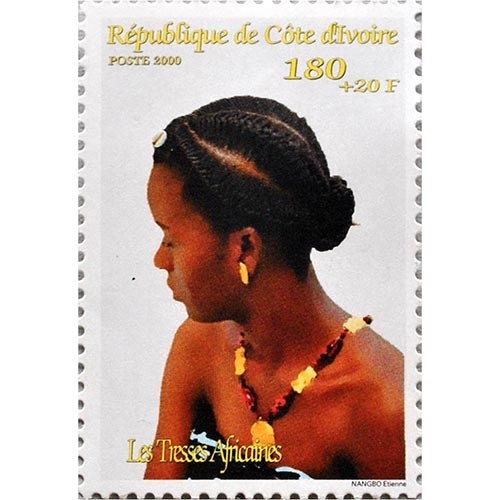 Timbre Les tresses africaines
