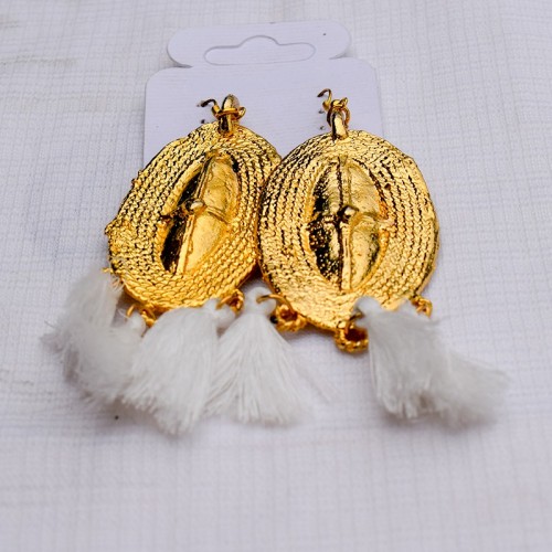 Boucles Afro - Blanche