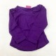 T-Shirt Violet Manche Longue