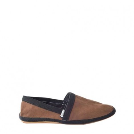 Espadrille SNACK Bicolore - Marron / Noir