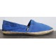 Espadrilles Semelles Jute - bleu rois