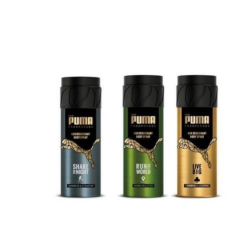 lot de  trois  parfum déodorant  Puma 48 h   150 ml