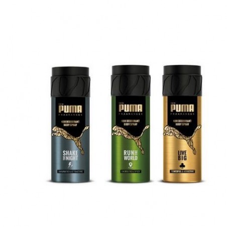 lot de  trois  parfum déodorant  Puma 48 h   150 ml