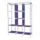 Armoire Penderie Mobile+Housse 3 Battants -MULTICOLORE