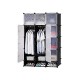 Armoire Etagere De Rangement - Plastique - Démontable - 12 Cubes